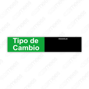 PMX-L-TC/BJ Lona TIPO DE CAMBIO Nivel 1-2-3 Bajo