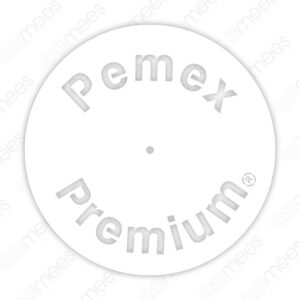 PMX-ST60-12PREMIUM Stencil E60 Pemex Premium® para Tapa 12″