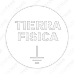 ST60-12TIERRA Stencil E60 Tierra Fisica Para Tapa 12″