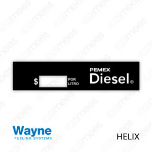 PMX-CL-WH-DD Carátula Wayne Helix Pemex® Diesel Derecha