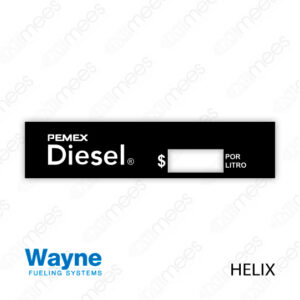 PMX-CL-WH-DI Carátula Wayne Helix Pemex® Diesel Izquierda