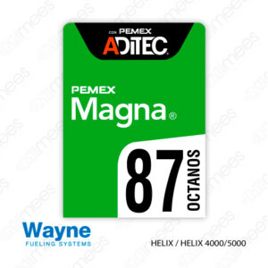 PMX-CL-WH-M87 Caratula Wayne Helix Pemex® Magna 87 Octanos